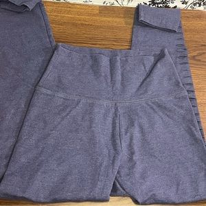 Aerie Blue leggings with slits